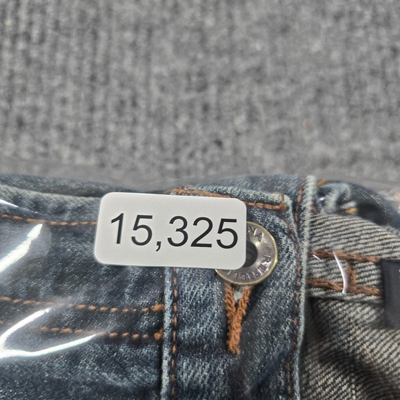 Vintage Banana Republic Jeans Mens 38x30 Blue Bootcut Whiskered Denim‎ Y2K 38x28 - Picture 13 of 13